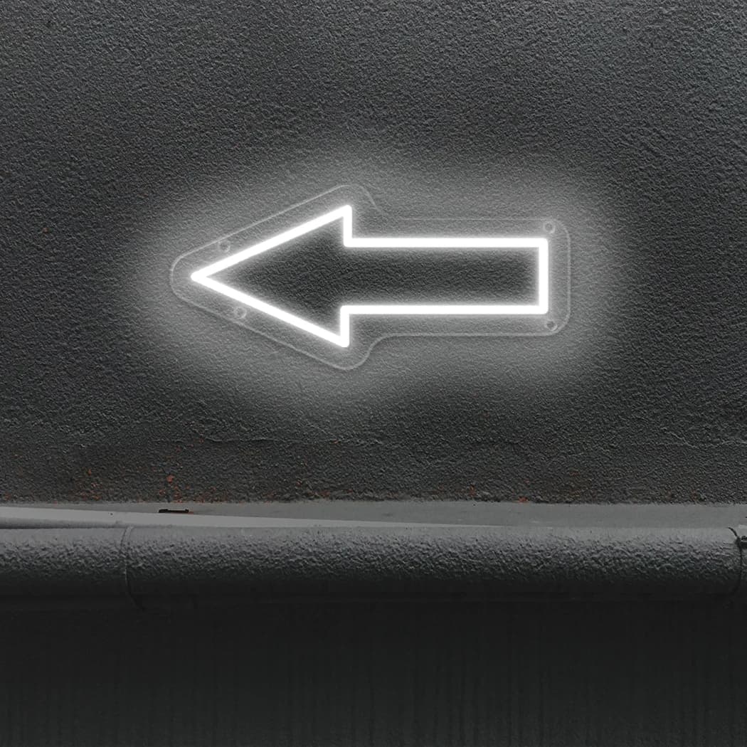 Freccia LED Insegna al neon Luce al neon alimentata tramite USB utilizzata per Bar Negozio Club Business Insegna al neon Passaggio Corridoio Corridoio Decorazione da parete a LED