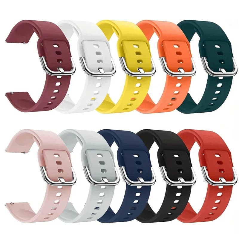 20mm/22mm silicone strap for Amazfit GTS/2/2e/3/4 GTS2 Mini/GTR 4/3/Pro/47mm/GTR2/2e/stratos 2/3 bracelet Amazfit bip watch strap