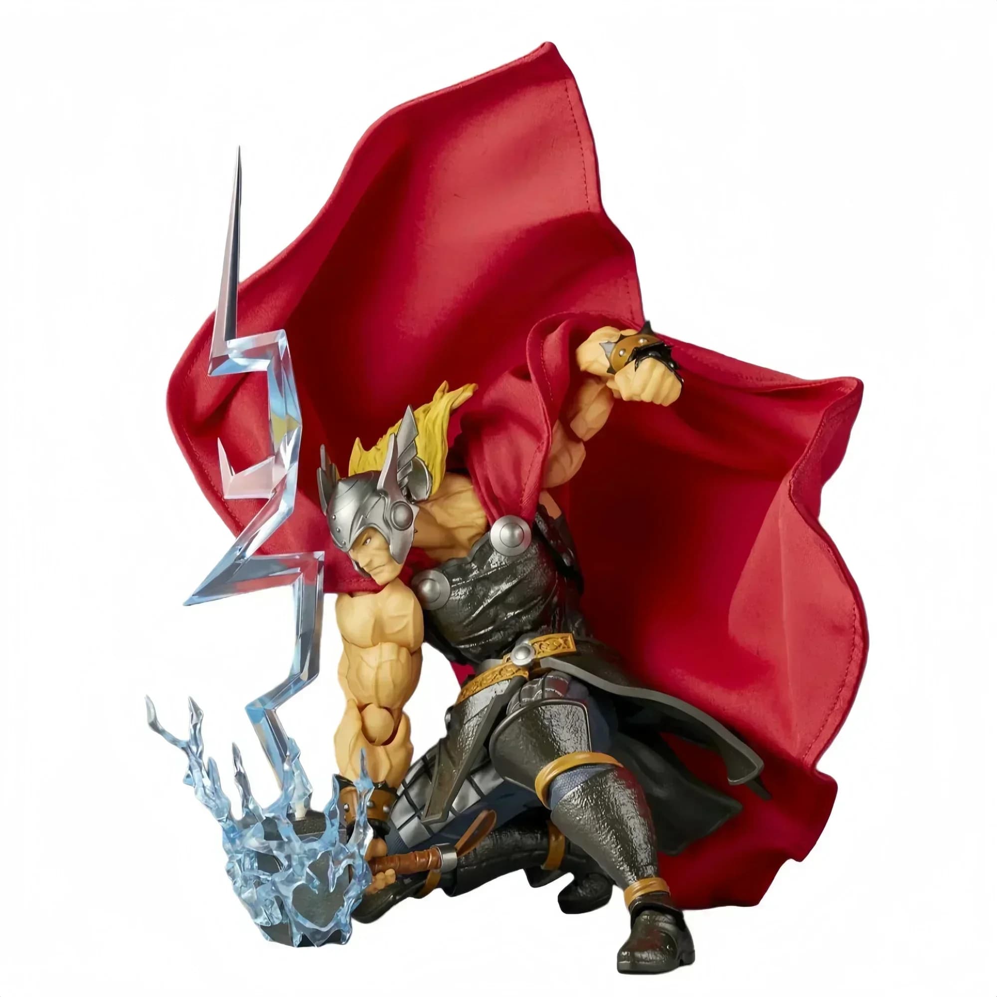 Spedizione Gratuita - Hot Sale - Disponibile - KO Toys Thor Marvel Anime Action Figure Statuetta Kaiyodo Amazing Yamaguchi Revoltech Modellino Giocattolo Regalo