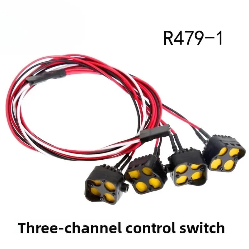 Fari LED Superiori per Auto RC, Luci Anteriori per Axial SCX10 90046 Wraith RR10 VS4-10 Redcat Gen8 Trxs TRX4 1/10, Accessori per Upgrade Auto RC