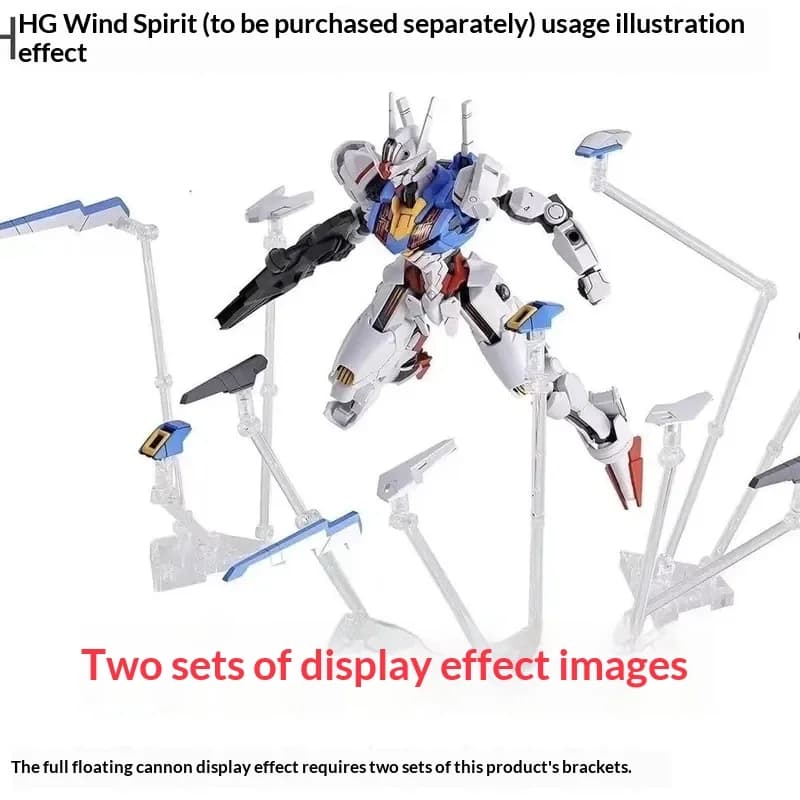 Espositore DDB Funnel Wea per Modelli HG 1/144 FM 1/100 Mobile Suit Witch e Armi Galleggianti HG 1/144 FM 1/100