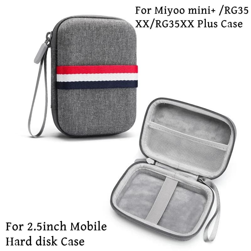 Portatile RG35XX Plus Miyoo Mini + Case Console di gioco RG35XX Miyoo Mini Plus Protect Bag custodie per Hard Disk mobili da 2.5 pollici