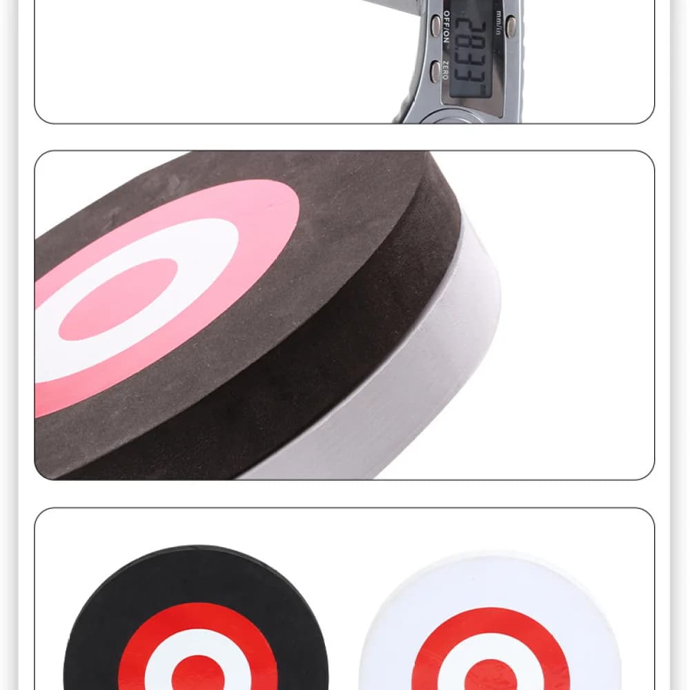 Portable Eva Archery Target 25cm Round Shooting Training Board Lightweight Practice Gear For Bow Hunting Sport Competition