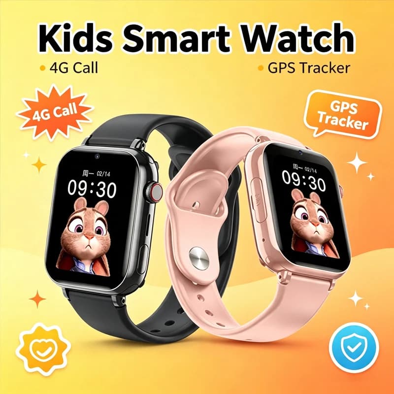 Hot Sell Kids GPS Waterproof Smart Watch SOS Location Tracker SimCard Call Child SmartWatch Camera Watch Gift For IOS Android