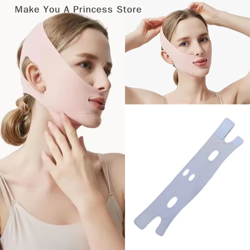 Women Face Slimming Bandage Face Lifting Band V Line Shaper Chin Cheek Lift Up Belt Facial Massage Strap Beauty Skin Care Tools
