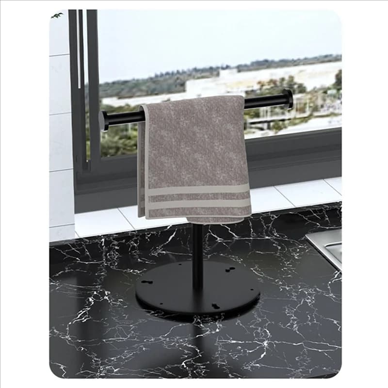 WORTHOWN-2X Supporto portasciugamani, portasciugamani a forma di L, portasciugamani stabile e indipendente, piccolo supporto per portasciugamani per il bagno