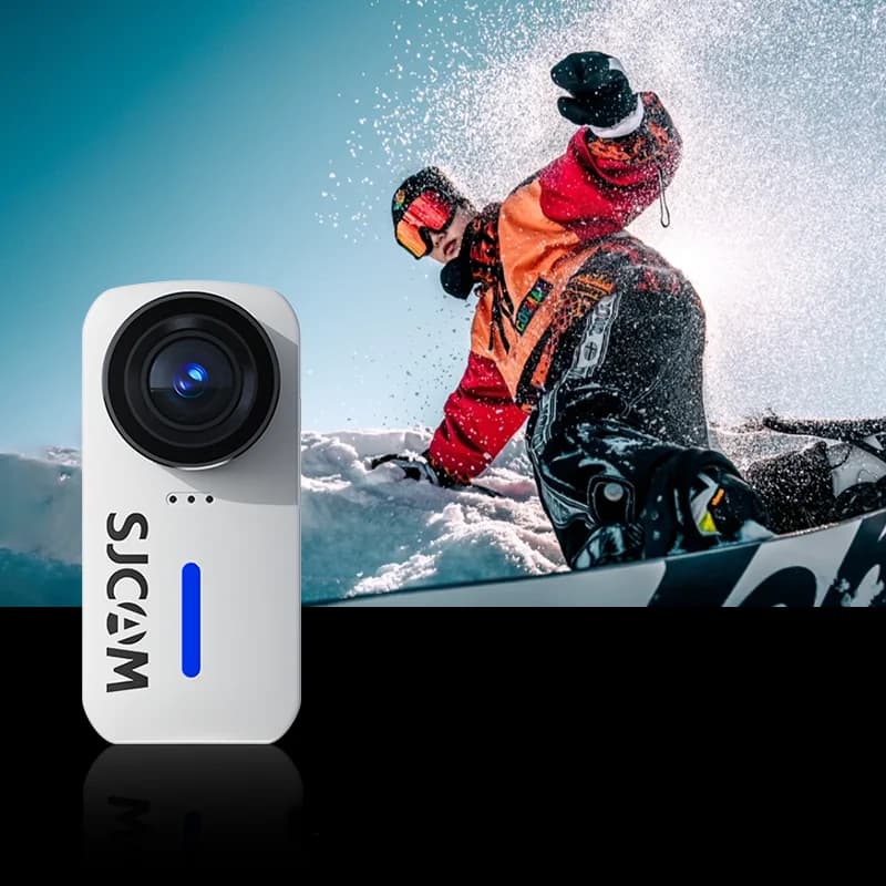 SJCAM C110 PK C110+ Telecamera Tascabile SJCAM 4K, 135 ° Obiettivo Grandangolare f/2.0 con Stabilizzazione EIS, Foto da 1500MP, Batteria da 200 Minuti