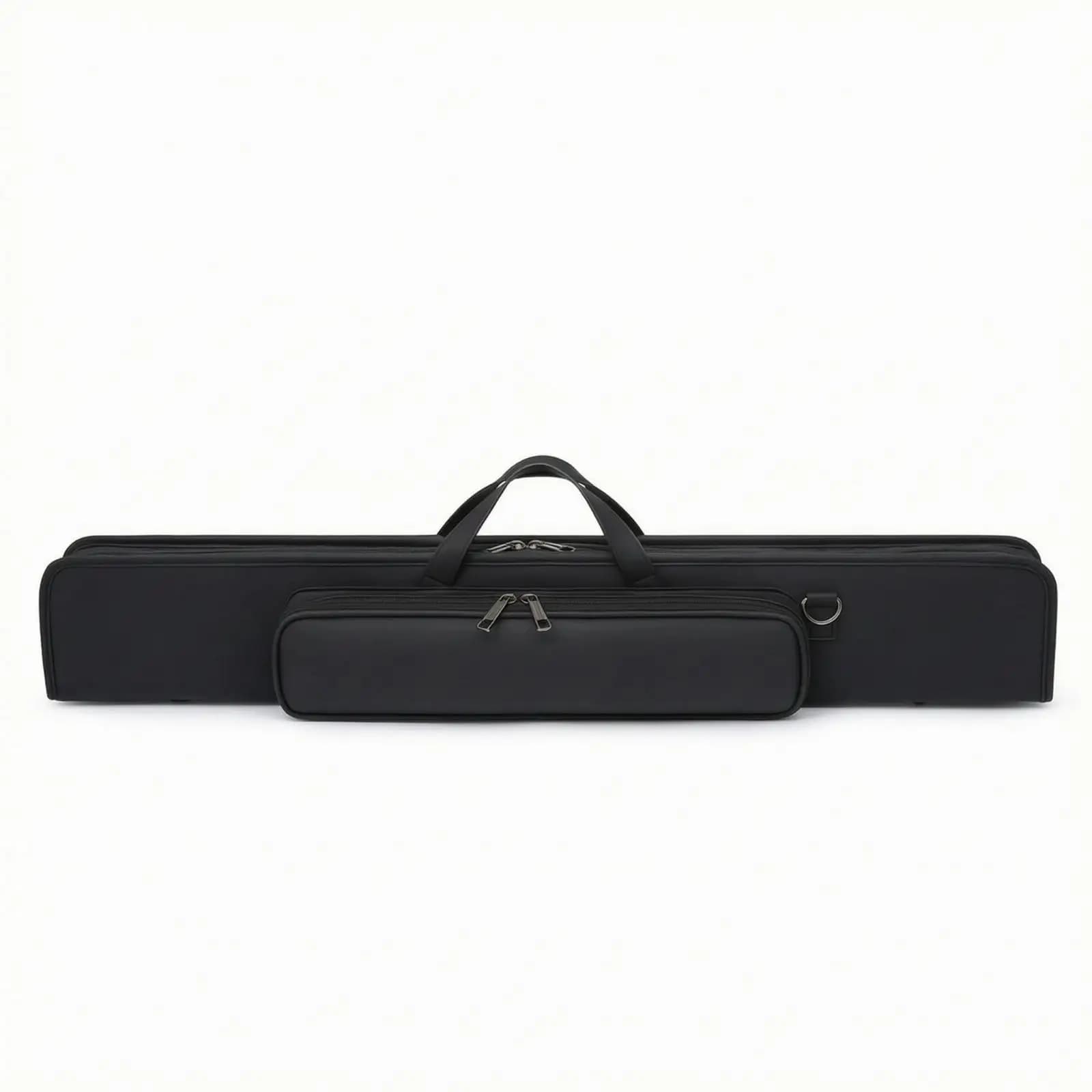 Soft Lined Billiard Cue Cover with Carry Handle and Strap for Tournaments and Practice Rooms