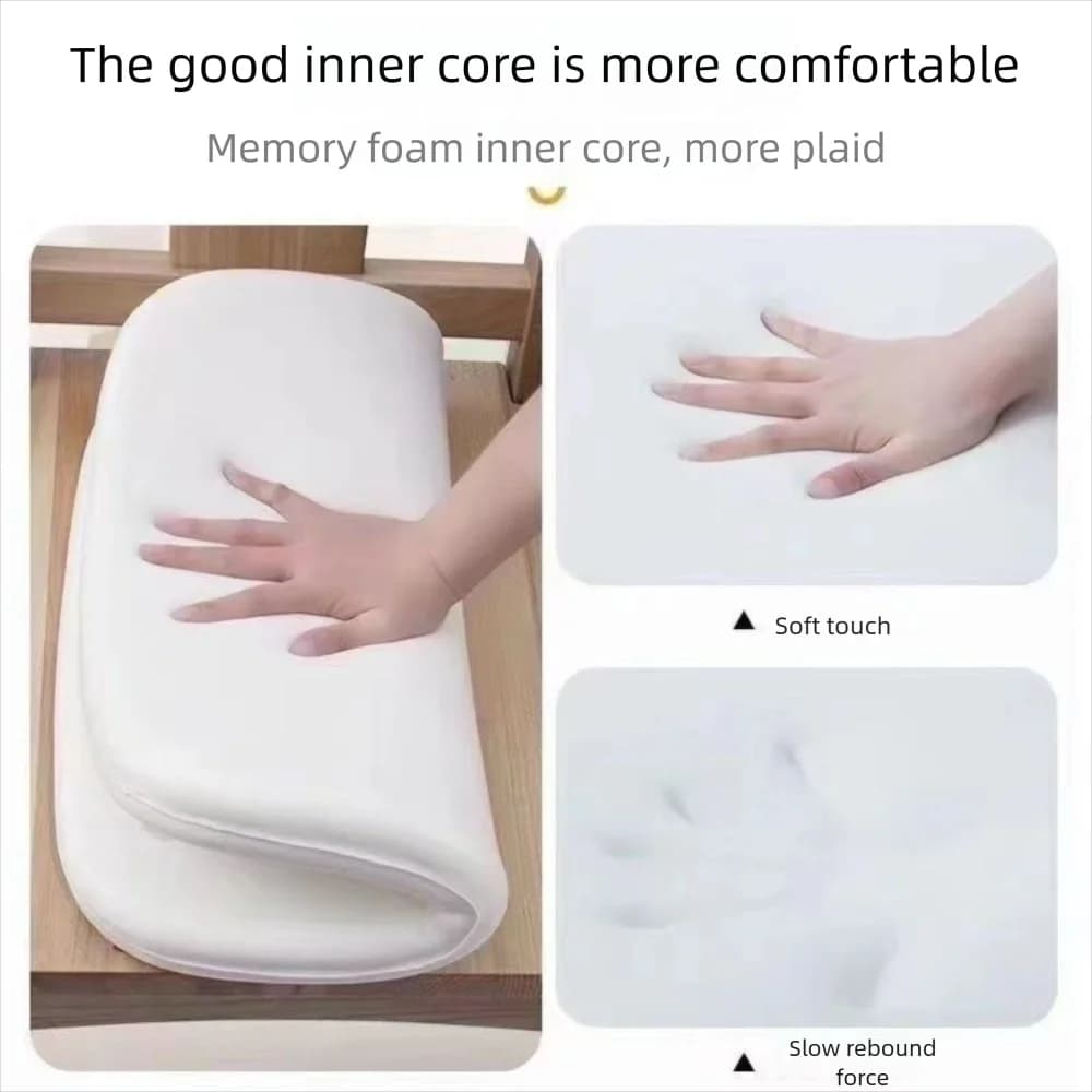 Practical Sponge Car Cushion Non-slip Removable Student Seat Cushion Breathable Resilient Chair Cushion School