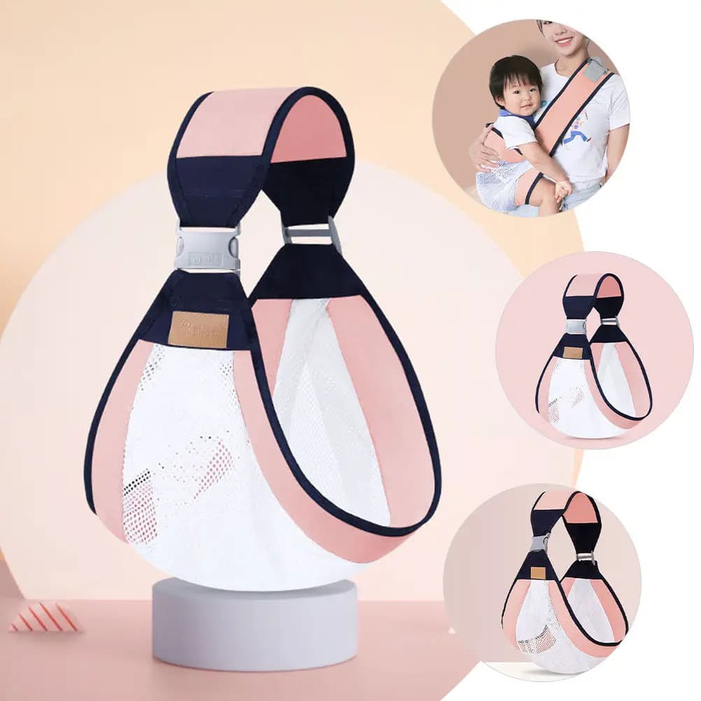 Marsupio in Poliestere Traspirante ed Elastico per Neonati e Bambini, Adatto a Tutte le Stagioni, per Sport all'Aperto