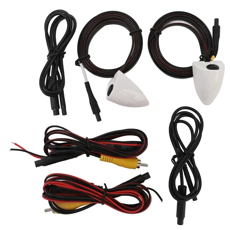 Super Sale Car Door Side View Camera Night Vision Blind Spot Camera Left Right Mini Image Mounting Car Surveillance System WHITE