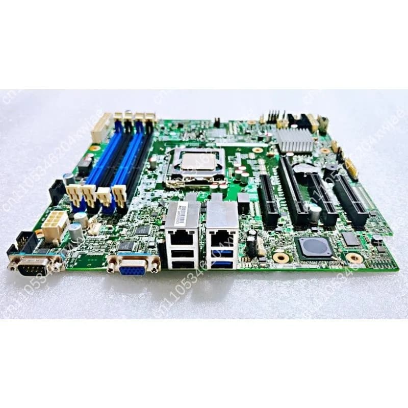 Scheda madre LGA1151 a presa singola per Xeon E3-1200 V3 V5 V6, a basso consumo energetico, per server NAS di archiviazione