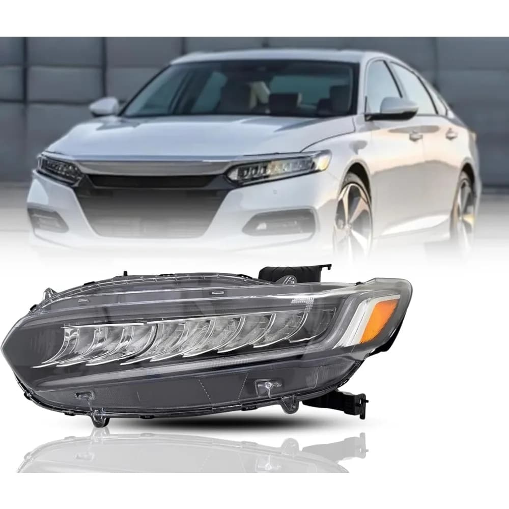 Gruppo Fari a LED Completo Lato Sinistro con Luci Diurne per Accord Sport Sedan 2021 2022, Conforme DOT SAE