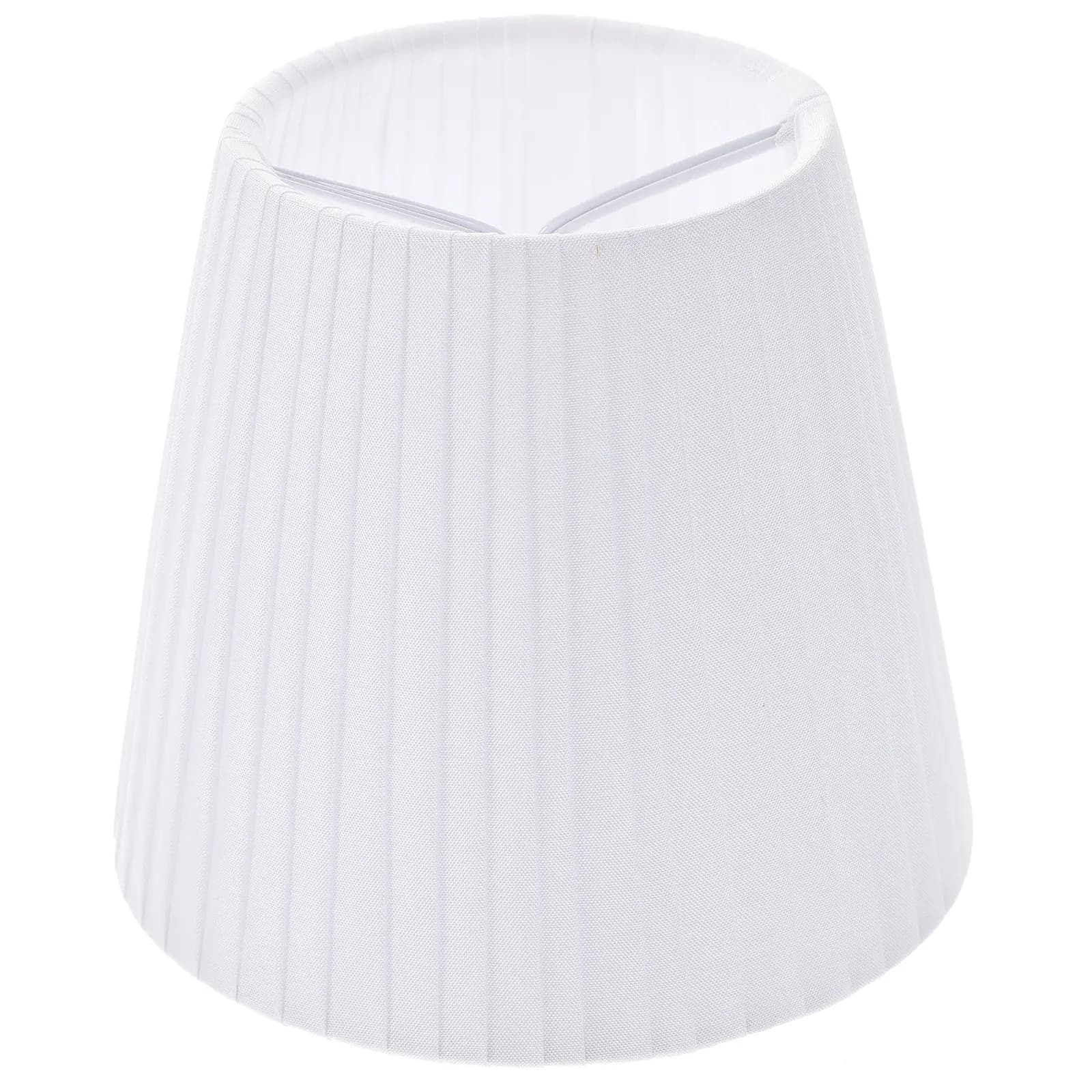 Pleated Lamp Shade Fabric Light Cover Bedside Table Desk Lampshade Household Decorative Light Shade Replacement