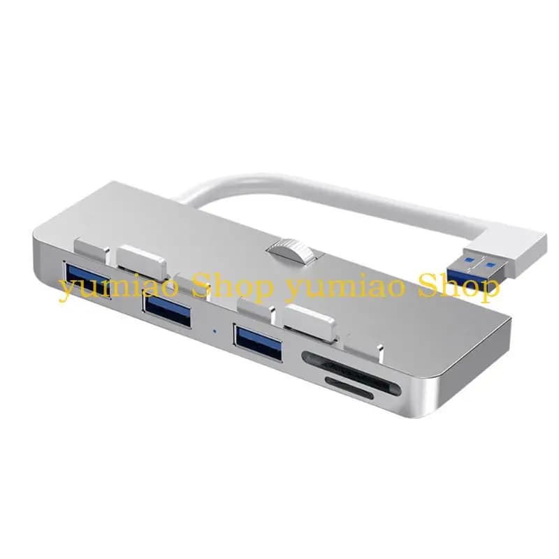 587B Rocketek 5 in1 Docking Station Hub Tipo C/USB Adattatore da 5 Splitter Lettore