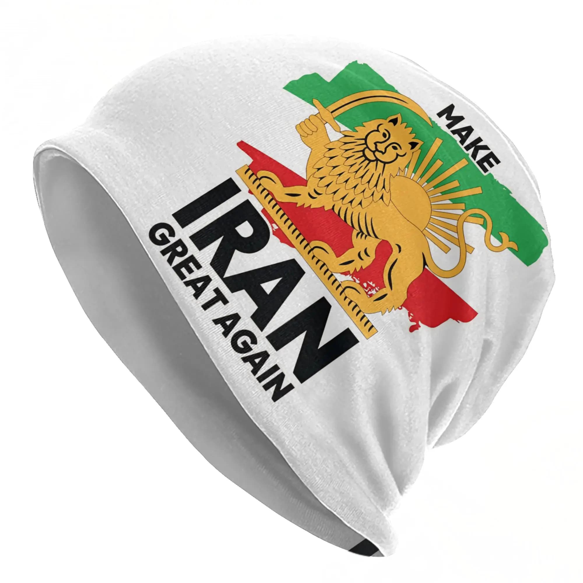 Cappello Bonnet Make Iran Great Again, berretto Hip Hop da esterno MIGA, berretto unisex caldo a doppio uso