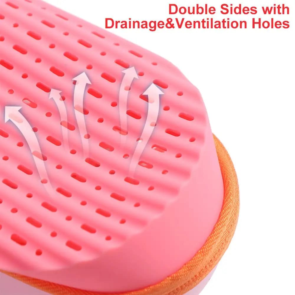 Silicone swimwear case, portable, soft, with zipper and drain hole, breathable, for swimming glasses protection