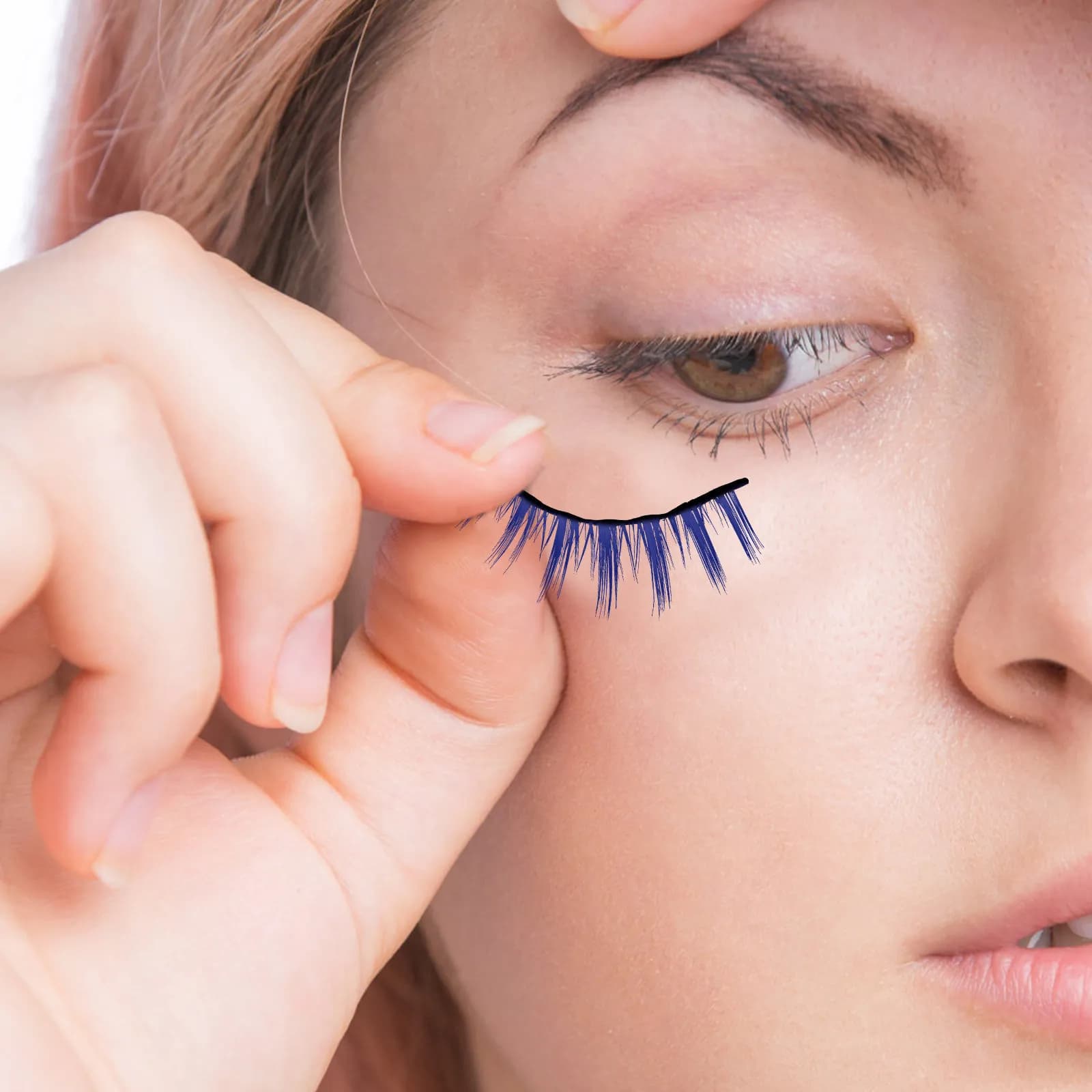 5 Paia di Ciglia Finte Sintetiche Premium, Ciglia 3D Naturali per Trucco Quotidiano, Feste e Palcoscenico, Ciglia Fai-da-Te per Donne