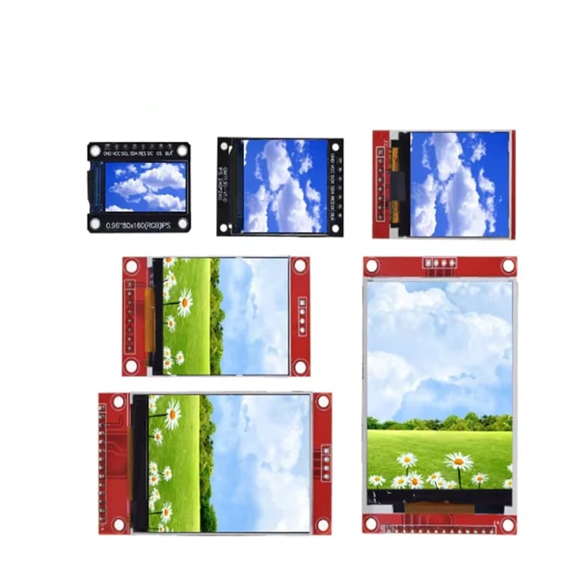 Display TFT 0.96/1.3/1.44/1.8/2.4/2.8/3.5 pollici TFT modulo LCD schermo a colori ST7735 ILI9341 interfaccia Driver SPI per Arduino