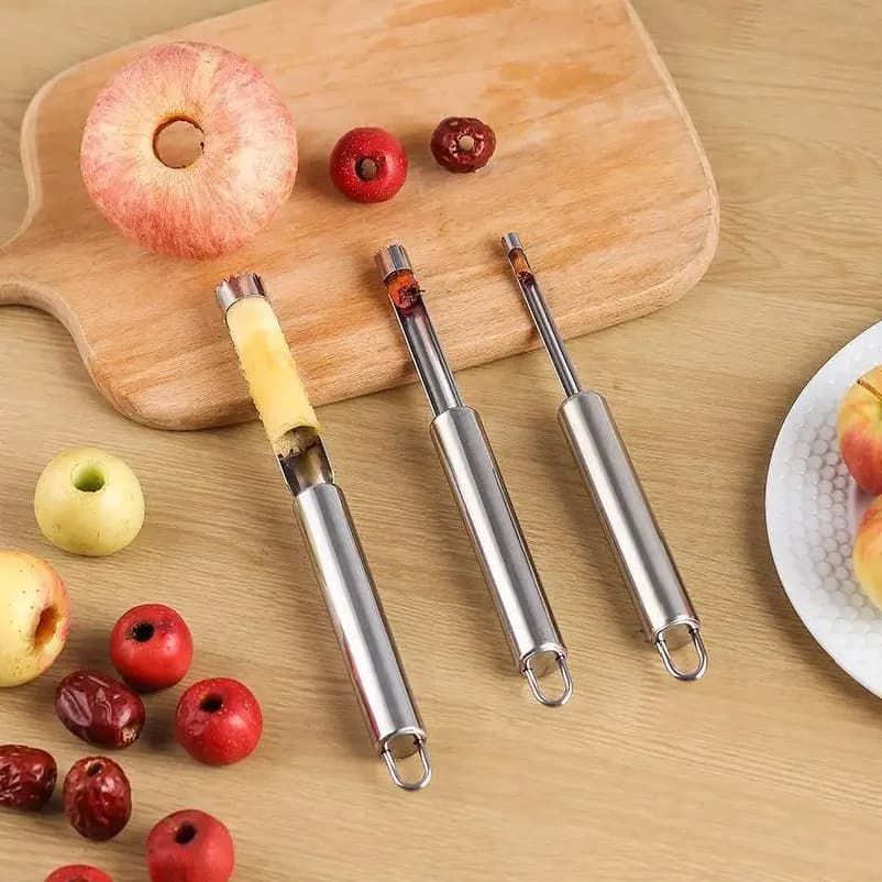 Spremiagrumi/eliminatore di semi per mele in acciaio inossidabile, strumento da cucina per frutta e verdura, per mele e pere
