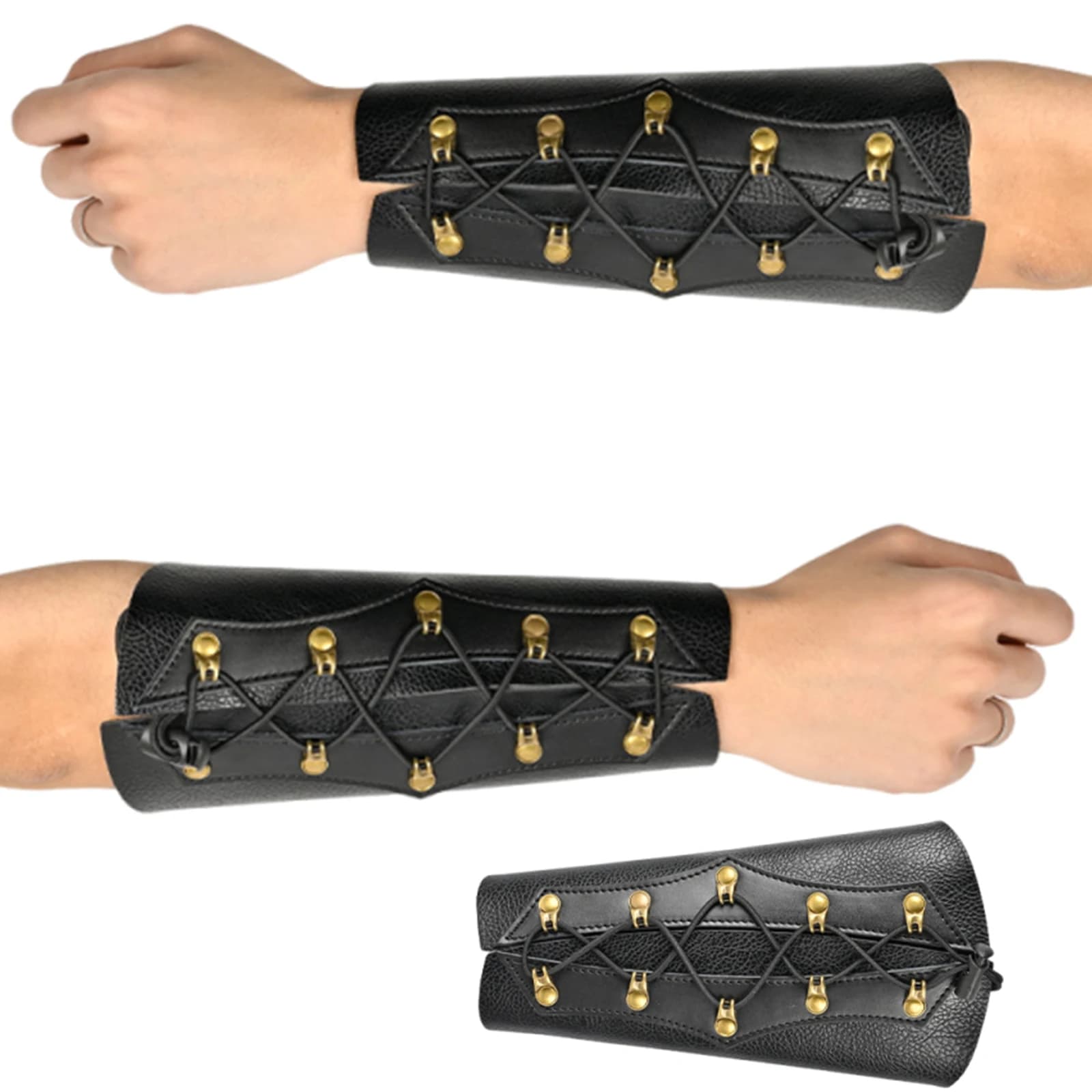 Protezione per le braccia Arrow Arms, strumento di protezione a doppio strato regolabile e pieghevole per arco ricurvo, accessori per allenamento di tiro con l'arco