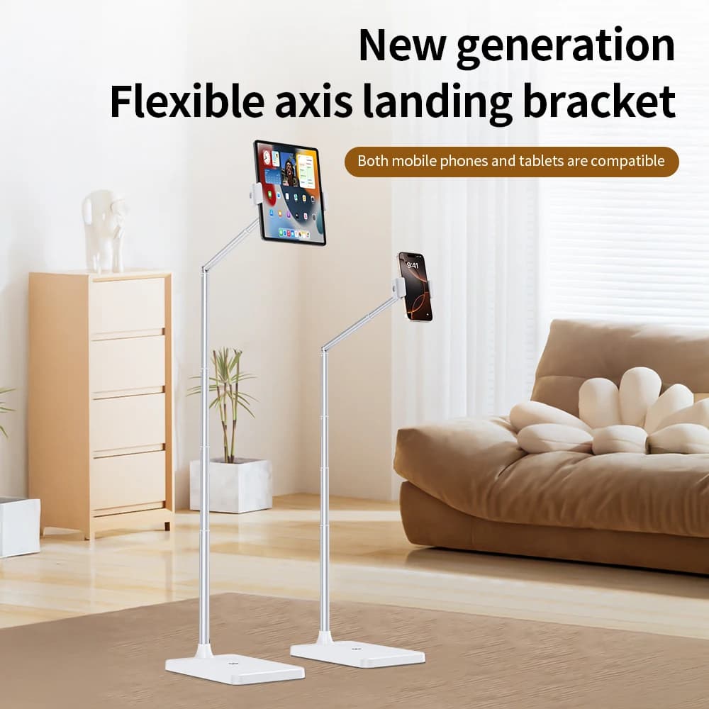 Supporti a sbalzo Porta telefono 180 ° Telaio pieghevole ponderato Staffa per streaming live Fotografia Accessori per supporto per selfie stick