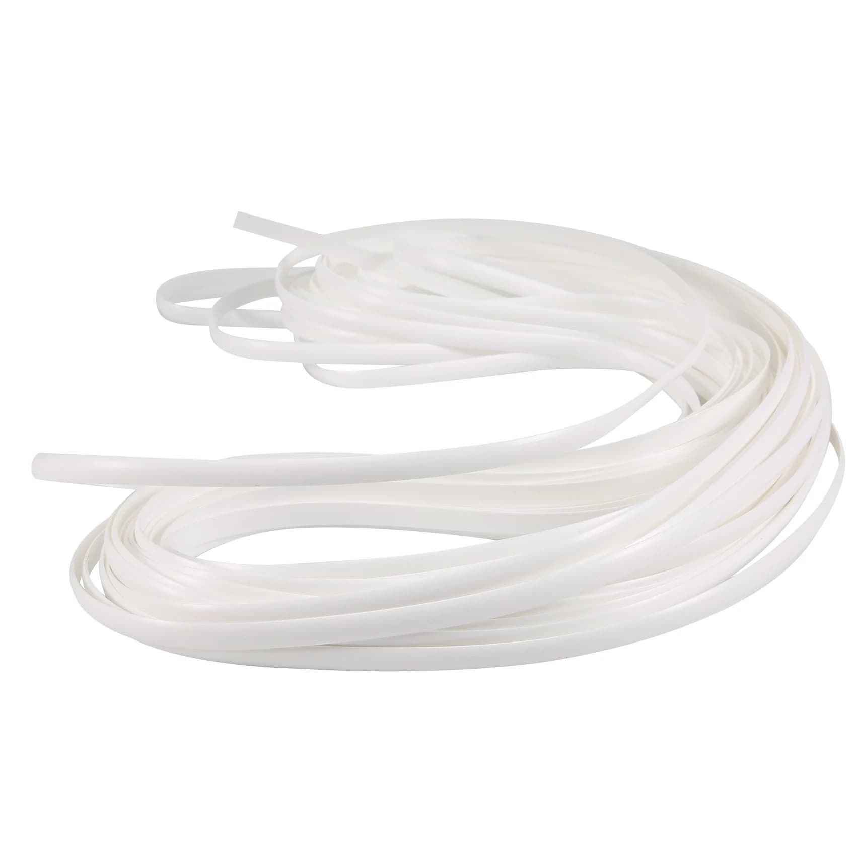 SEWS-Wicker Repair Supplies Materiale in rattan sintetico, kit di riparazione durevole per mobili da giardino, colore bianco