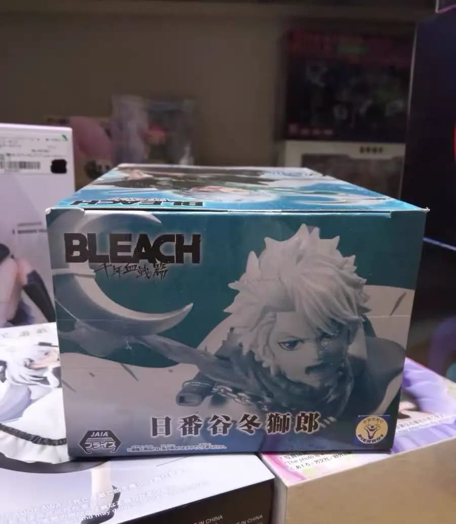 In Stock Bandai Banpresto Bleach Vibration Stars Hitsugaya Toushirou Anime Action Figures Model Toys desktop Ornament Gifts