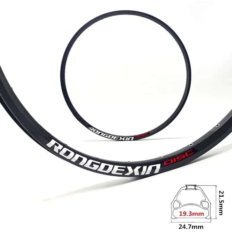 Cerchi per Bicicletta da 20 Pollici, 36/28/24 Fori, Freno a Disco/V, Cerchi per Bici Pieghevole in Lega di Alluminio, Accessori per Biciclette