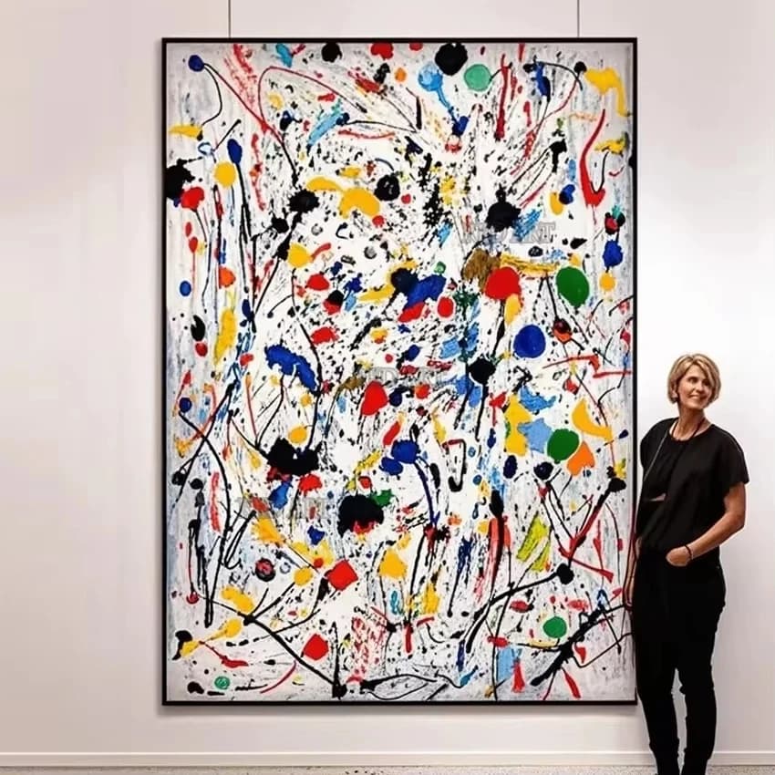 Jigsaw Puzzle for Adults 500/1000/1200/2000PCS Abstract Splatter Artwork DIY Craft Home Wall Decoration Gift Idea Frameless