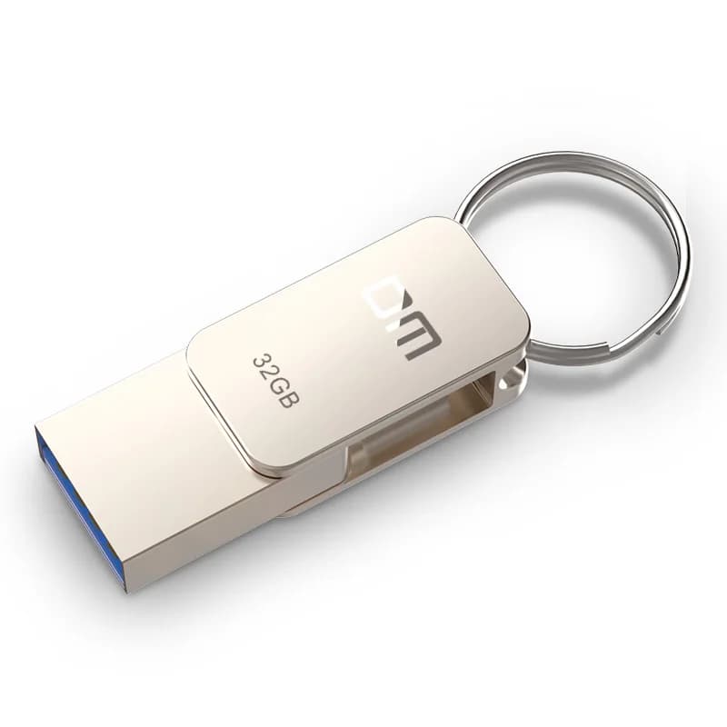 DM PD059 USB3.0 Type-C Chiavetta USB in metallo OTG Mini U Disk 2 in 1 per Smart Phone Memory Stick 16 GB 32 GB 64 GB