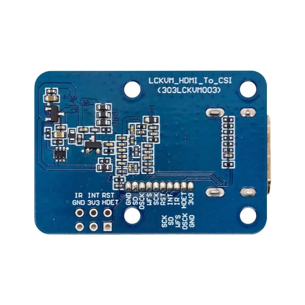 HDMI-Compatible CSI-2 Adapter for Raspberry Pi with Chip TC358743XBG, Audio Video Capture Module Compatible with Pi Zero/3B+/4B/CM3/ CM4