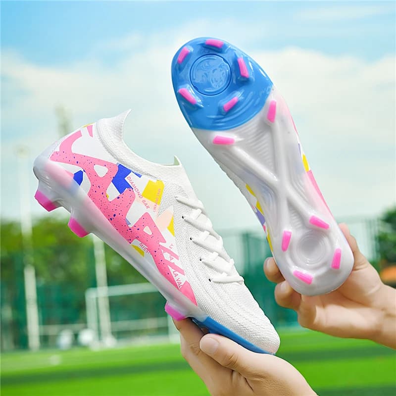 Nuove Scarpe da Calcio per Uomo, Antiscivolo, per Ragazzi e Adulti, Scarpini da Futsal, Tacchetti per Erba, Ultraleggere e Comode per Uso Indoor
