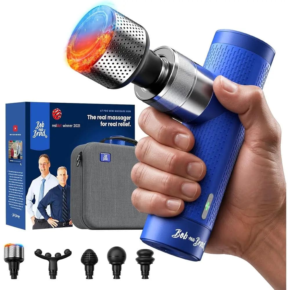 Mini Massage Gun for Deep Fabrics to Relieve Pain and Favor Recovery - Penetration 11mm, Portable, Silent, Suitable for HSA with Covered Case