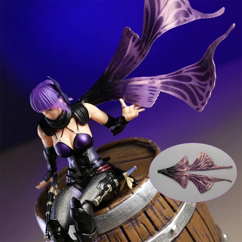Ninja Gaiden Ayane Scarf Accessories 1/12 Figure Action Toy Model Accessories Built In Iron Wire Gift