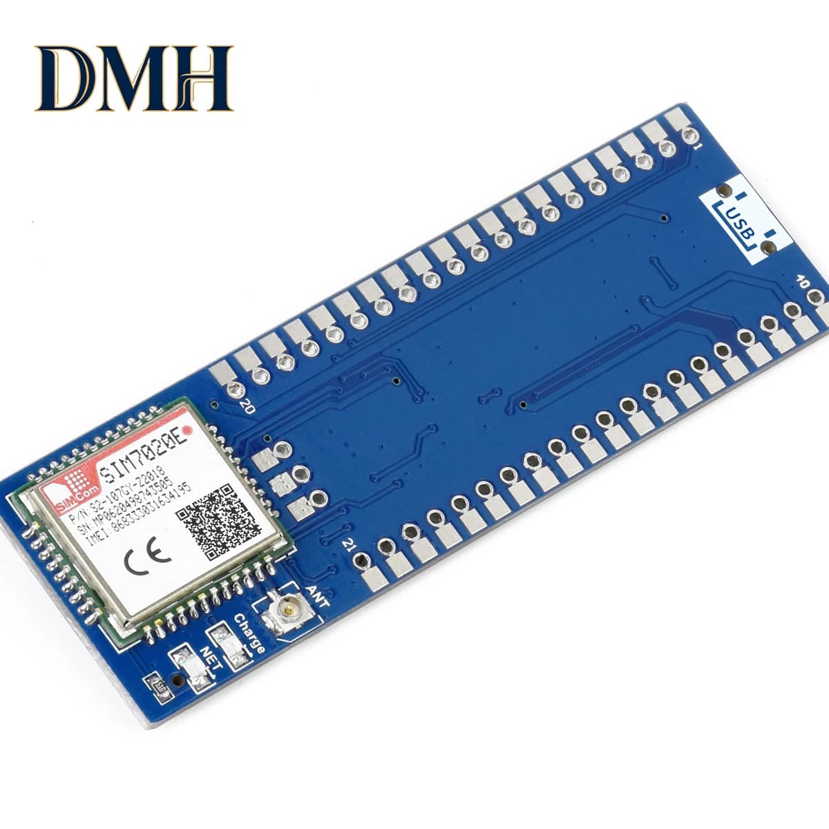 Modulo NB-IoT DMH-Waveshare SIM7020E per Raspberry Pi Pico per Asia, Europa, Africa, Australia