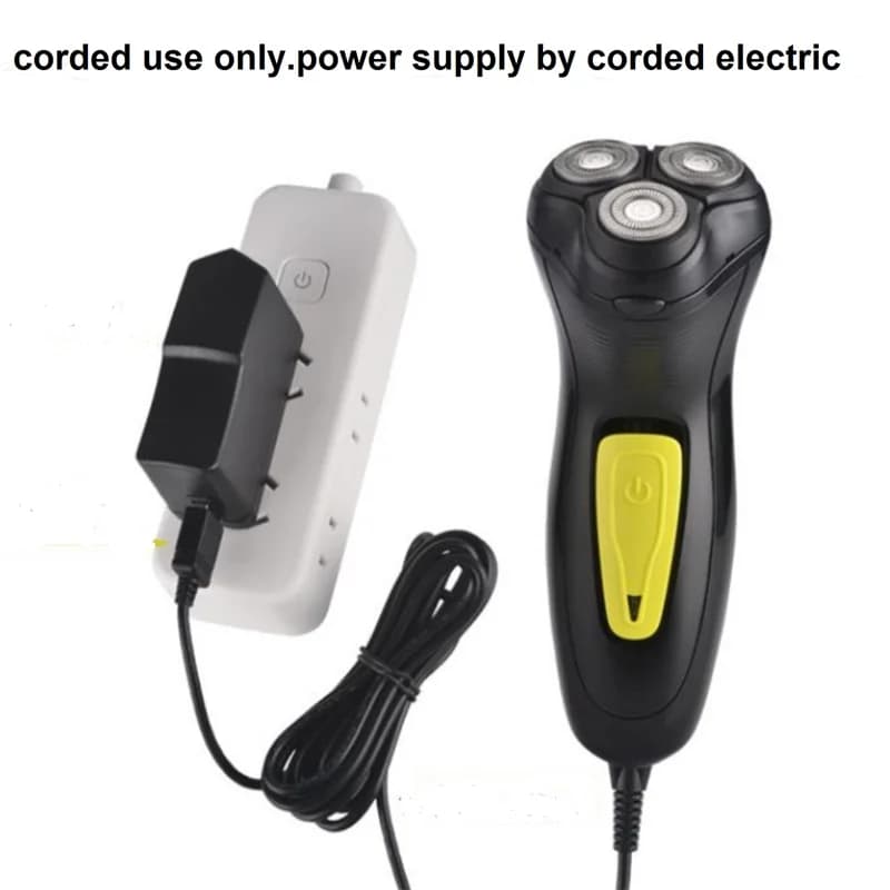 Rasoio con filo per uomo Rasoio elettrico per testa calva Rasoio per Balder Uomo Viso Secco Chiudi Rasatura Clipper Pesante audace Barba Trimmer