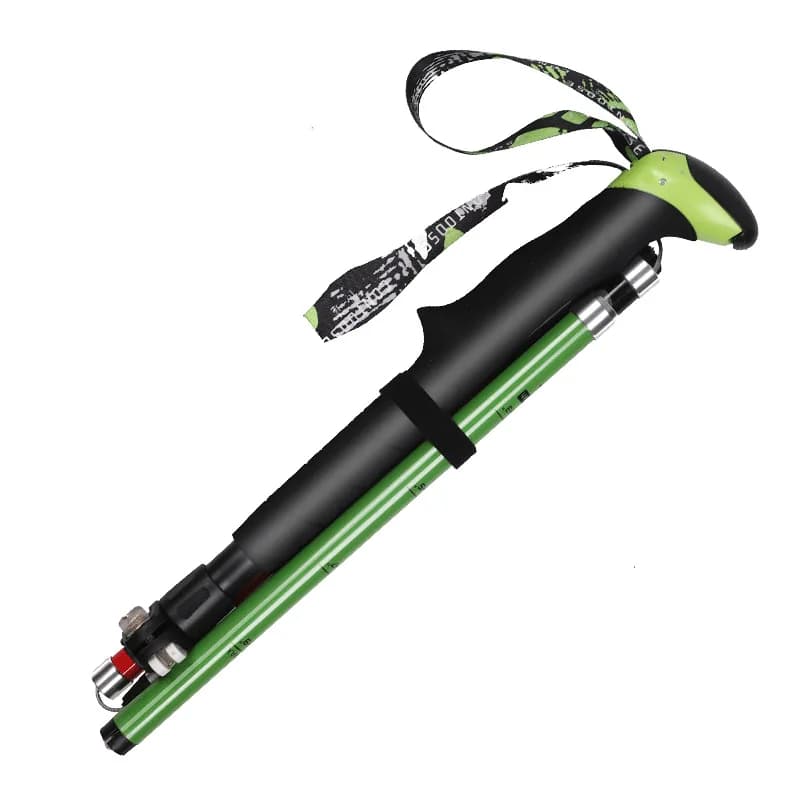 Trekking poles are portable and durable, five-section carbon fiber folding, ultra-light and short, telescopic, outdoor