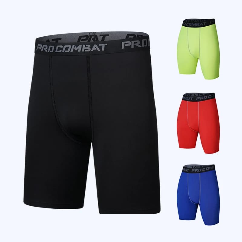 Nuovi uomini stretti da corsa corti palestra Fitness compressione pantaloni sportivi basket pantaloncini da ciclismo pantaloni da Jogging ad asciugatura rapida