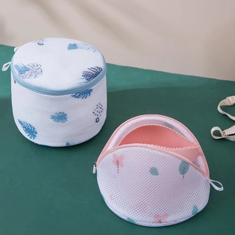 Women's bra wash bags, with cute print, for washing machine, protective and thick, for underwear, bras and panties, basket holders