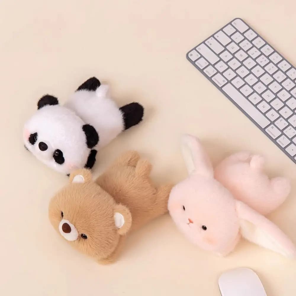 Simpatico Peluche da 17 cm, Orsetto di Peluche con Cuscinetto da Polso, Elefante Super Morbido, Cuscino Animale Imbottito, Regalo per Dormire
