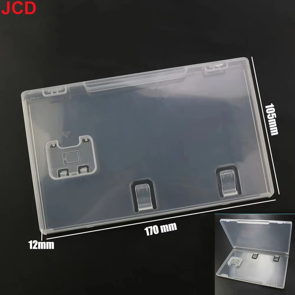 JCD Custodia per carte da gioco Scatola porta cartucce trasparente Shell per scatola interruttori Opslag Shell Boek Houder per Gestoken Deksel