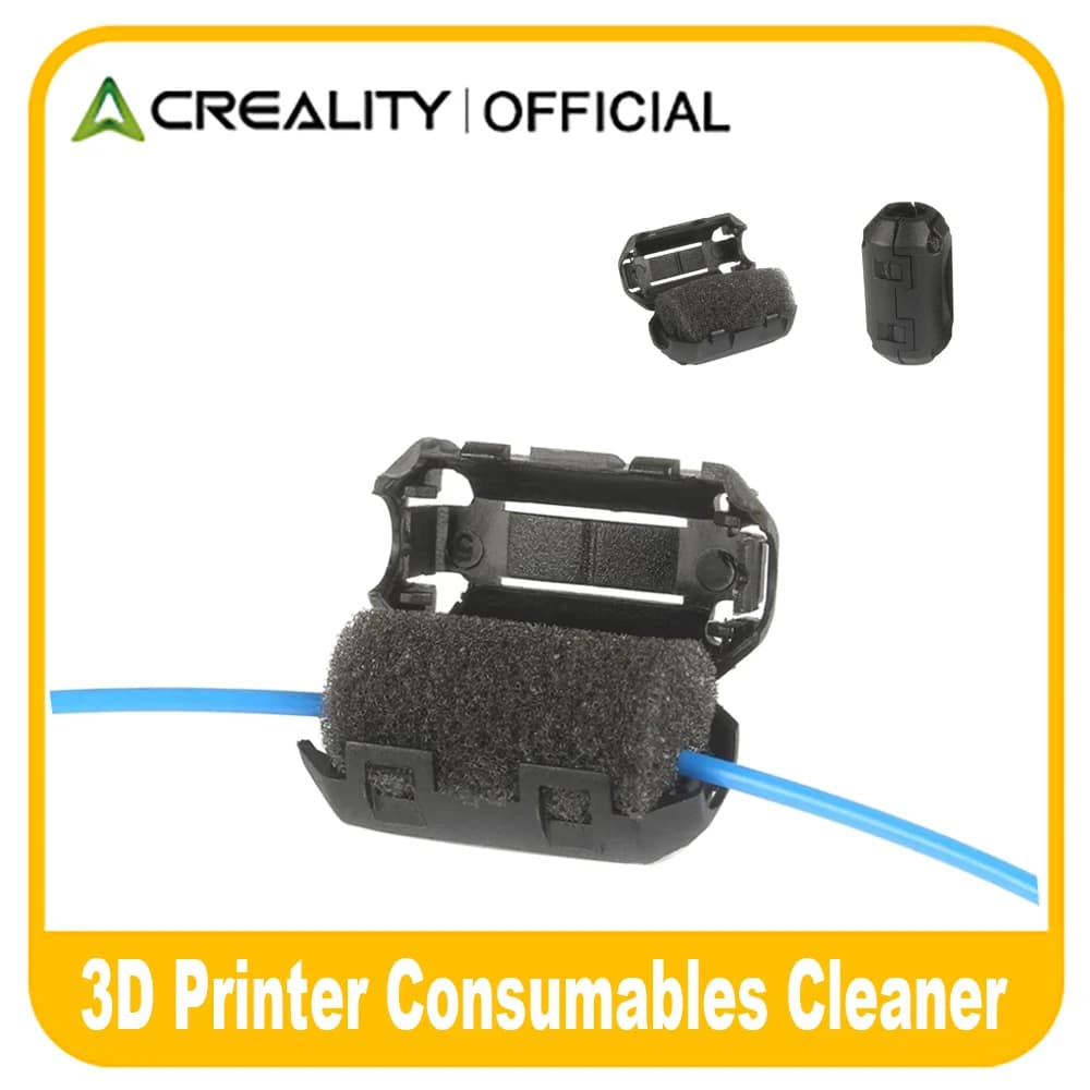 Creality Filament Filament Filters Cleaner 3D Printer Parts Locks Dust removal Antistatic nozzle for clean debris for PLA ABS TPU PETG
