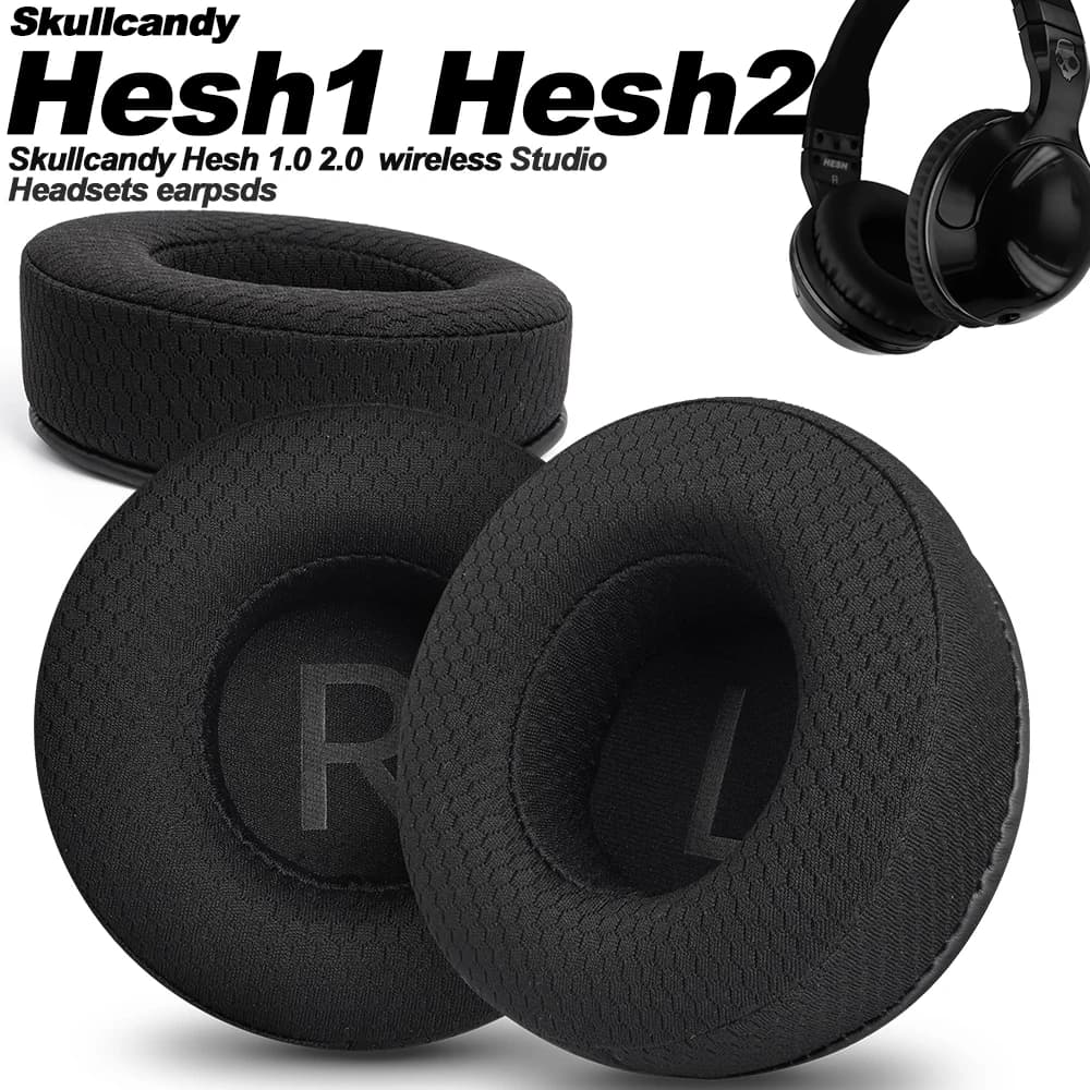 Earring Bearings for Skullcandy Hesh 1.0 2.0 Wireless Spare Bearings Network Fabric Covers for Soft Protein Sponge Memory