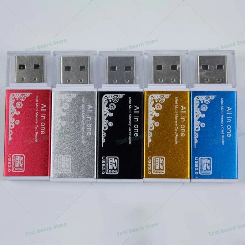 1Pce USB 2.0 4 in 1 lettore di schede USB A A micro SD TF M2 MS spina adattatore per scheda di memoria per PSP Canon Nikon phone camera