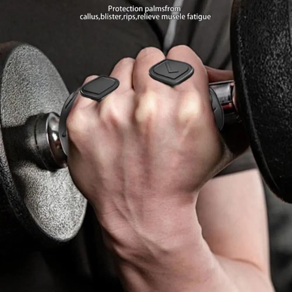 1 Paio di Guanti Ergonomici per Sollevamento Pesi, Anti-Slip, Elastice, per Allenamento in Palestra, con Impugnatura in Silicone Morbido per Deadlift