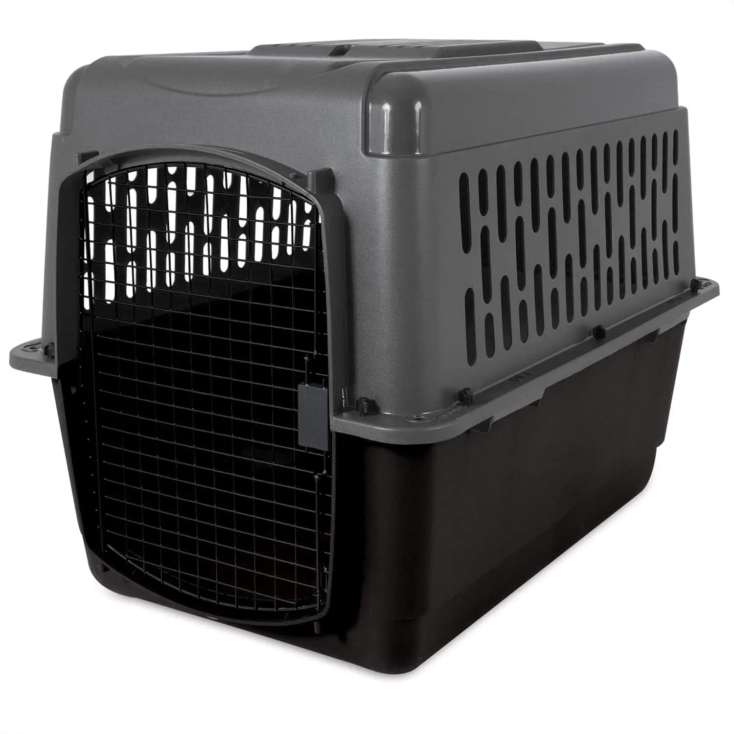 Cuccia per cani grande per viaggi aerei, fino a 70 libbre, chiusura facile da aprire, trasportino per animali ventilato