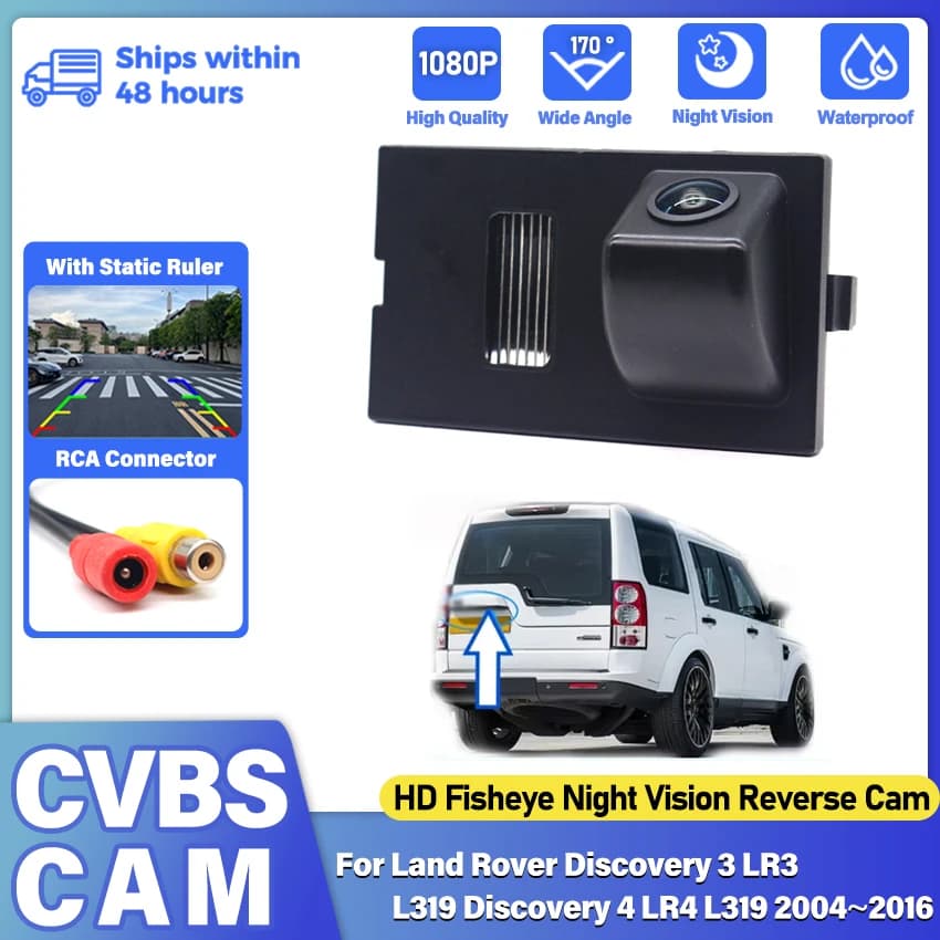 Telecamera posteriore per Land Rover Discovery 3 LR3 L319 Discovery 4 LR4 L319 2004~2016 Telecamera di retromarcia Telecamera per targa