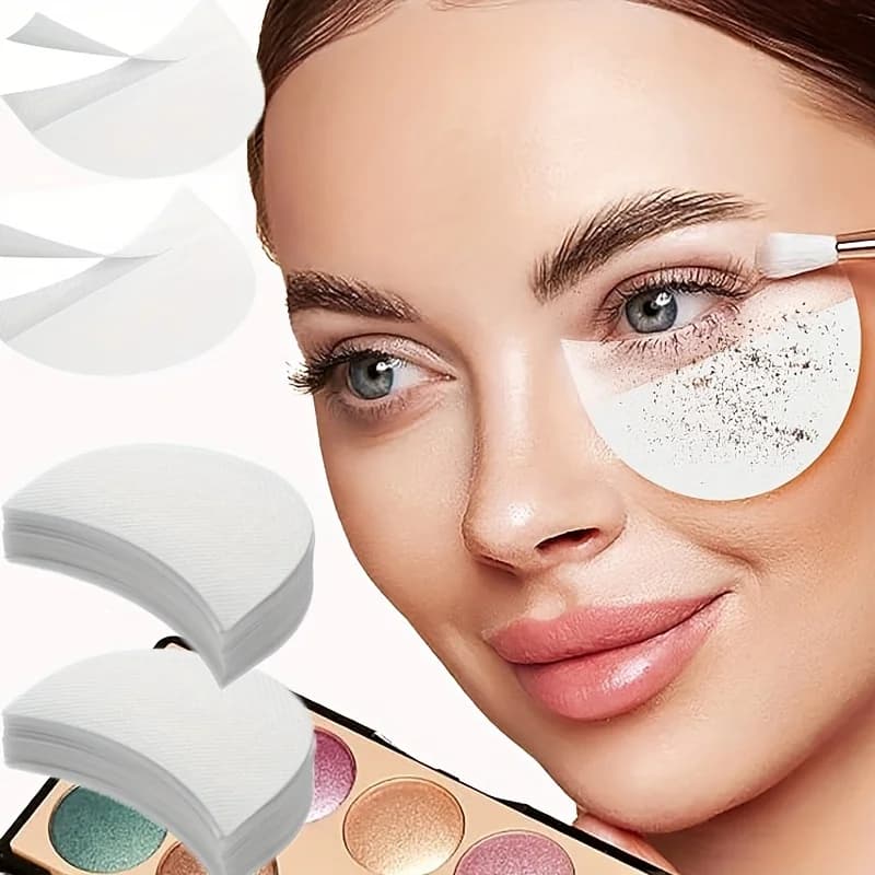 10/50/100Pcs eye shadow with eyeliner with nonwoven fabric eye sticker tool for removing eyelashes adhesive graft for eyelash insulation