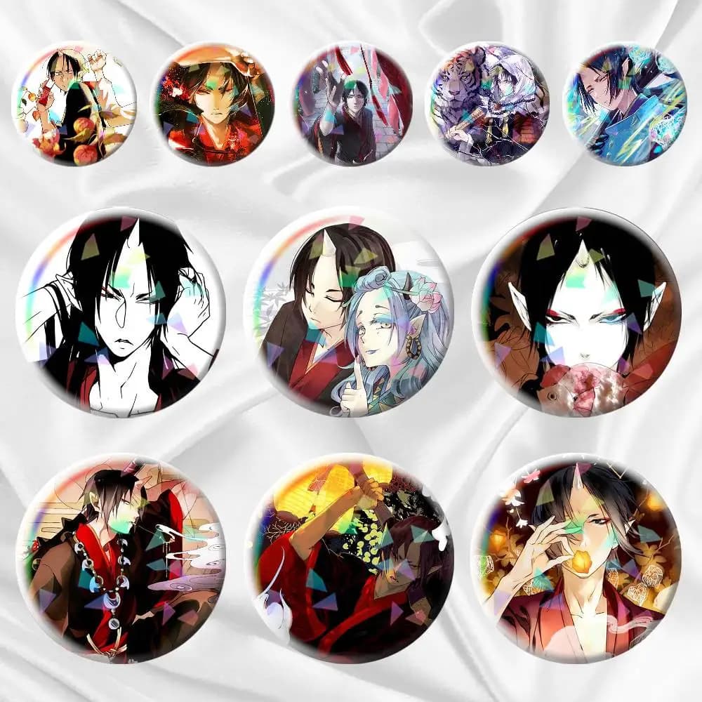Spilla Distintiva Hozuki's Coolheadedness Anime 75mm 58mm 44mm 25mm per Zaino Cappello Accessori Giocattoli Badge